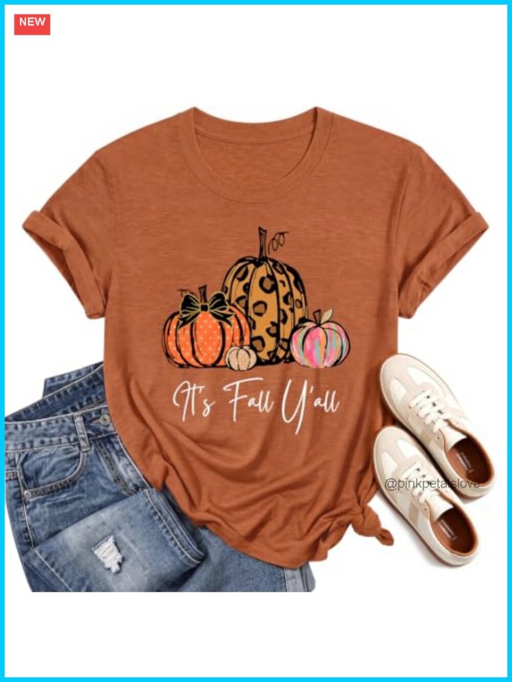 Women's Fall Pumpkin Graphic Tee Thanksgiving Short Sleeve Crew Neck T-Shirt